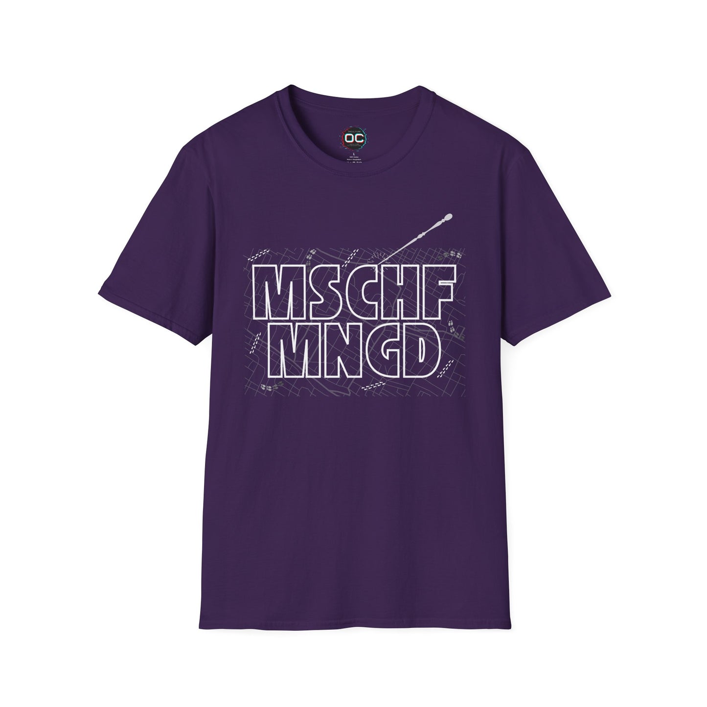 "MSCHF MNGD" Magic Map Tee – A Potter Inspired 'Mischief Managed' Tribute T-Shirt