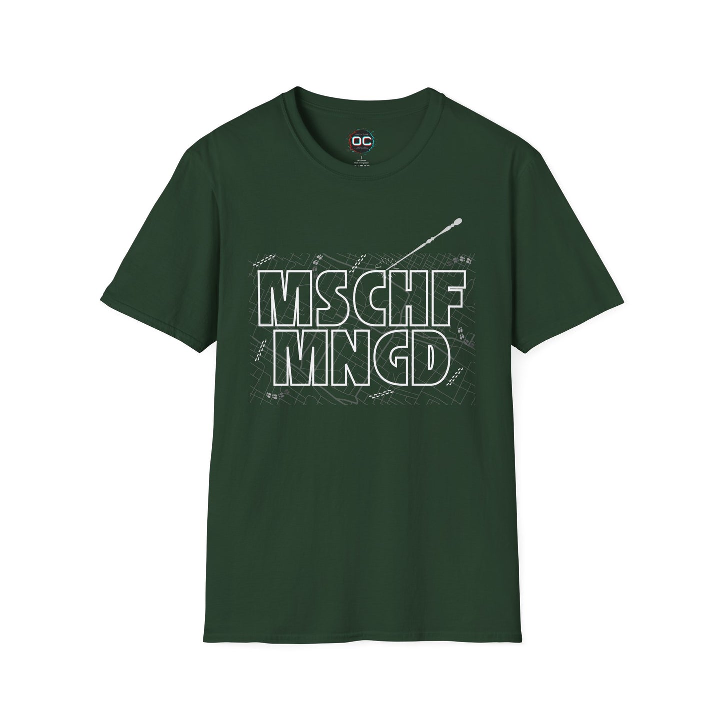"MSCHF MNGD" Magic Map Tee – A Potter Inspired 'Mischief Managed' Tribute T-Shirt