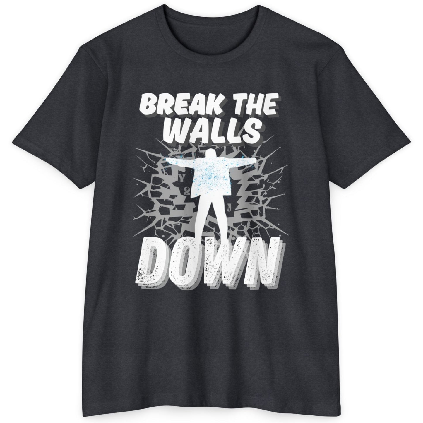 Chris Jericho 'Break The Walls Down' T-Shirt - Light-Up Jacket Inspired Wrestling Tee