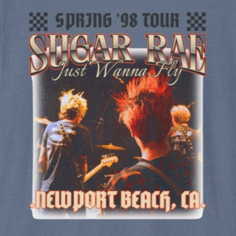 Sugar Rae: Spring '98 Tour T-Shirt β Funny Sugar Ray Band Parody Tee | 90s Concert Spoof Design