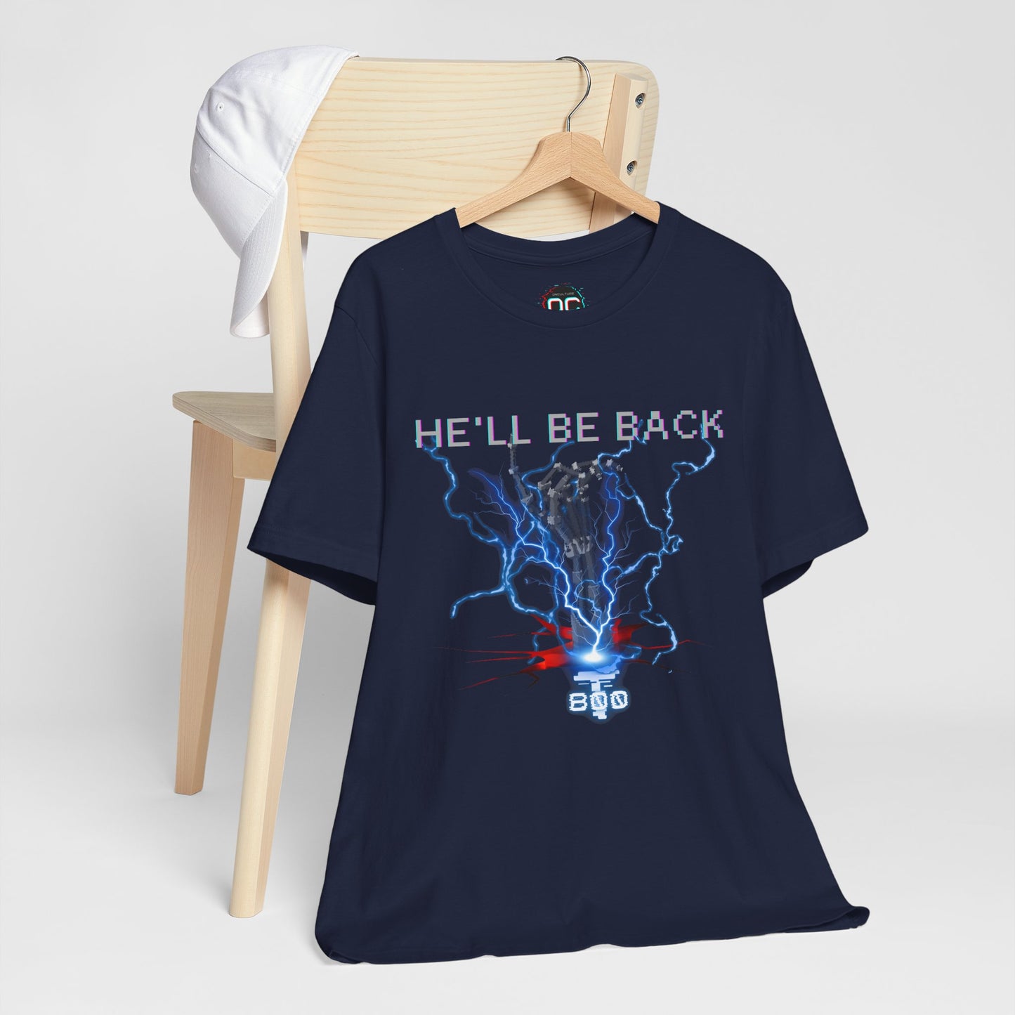 T-800 “He’ll Be Back” Edition Tee – Cybernetic Terminator Tribute T-Shirt