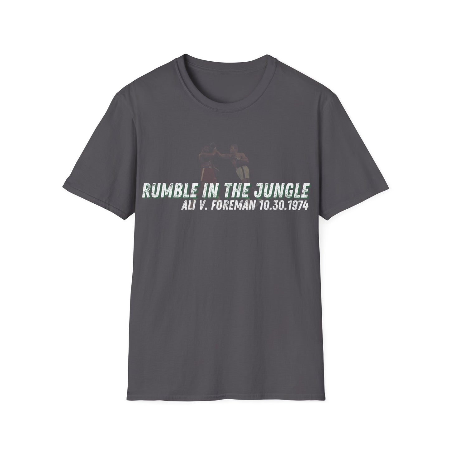 Ali vs Foreman "Rumble in the Jungle" Homage Boxing T-Shirt