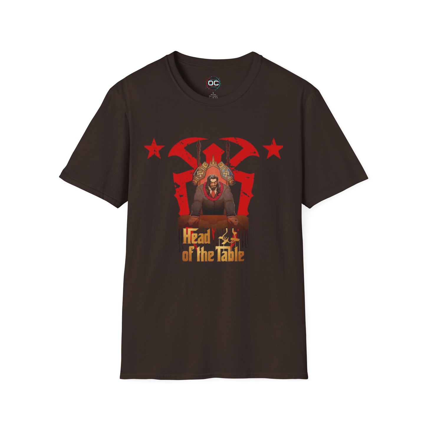 Head of the Table T-Shirt β Animated Roman Reigns in Suit | Bloodline Tribute Tee