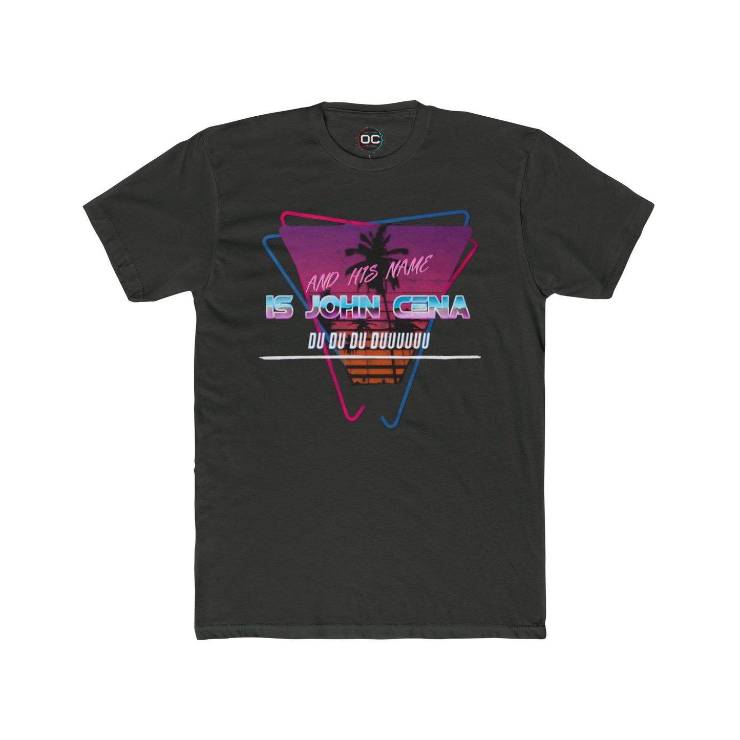 John Cena Meme T-Shirt - Retro 80s 'And His Name Is' Design | An IWC Inspired Funny Wrestling Tee