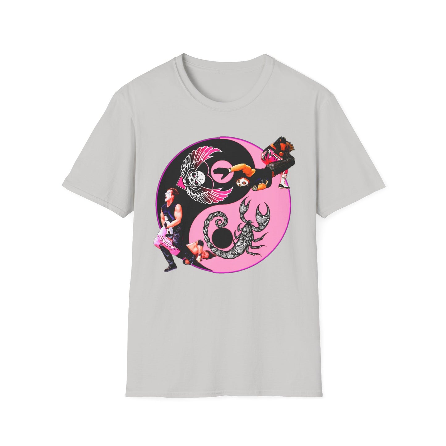Sharpshooter vs Scorpion Deathlock TShirt - Bret Hart vs Sting