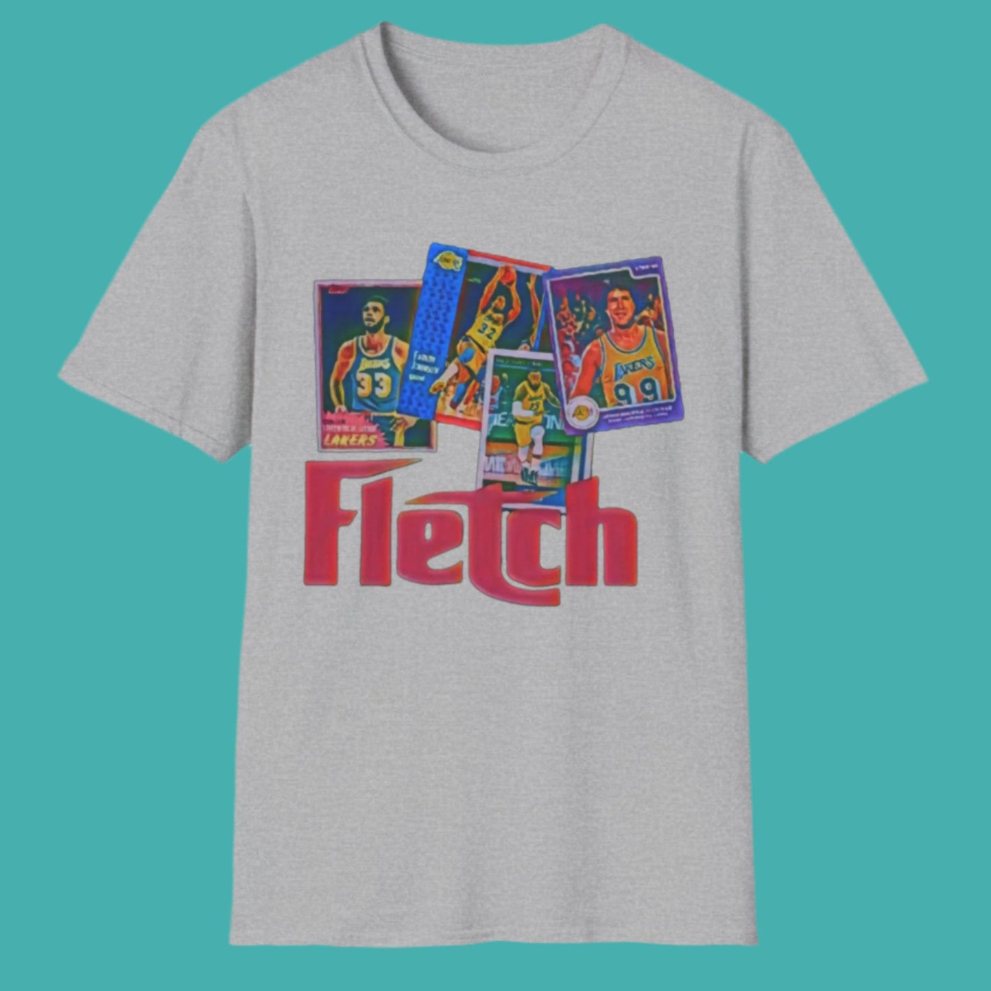 Fletch Lakers Basketball T-Shirt - Vintage Movie Homage Tee | 14 Colors | Chevy Chase Inspired