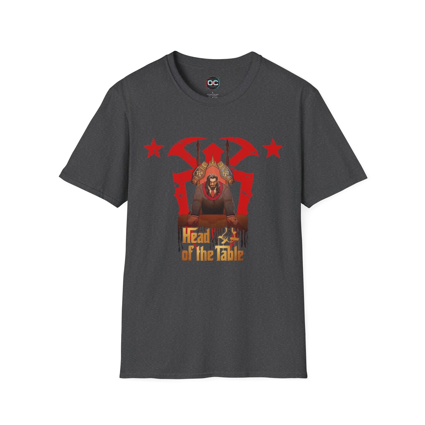 Head of the Table T-Shirt β Animated Roman Reigns in Suit | Bloodline Tribute Tee