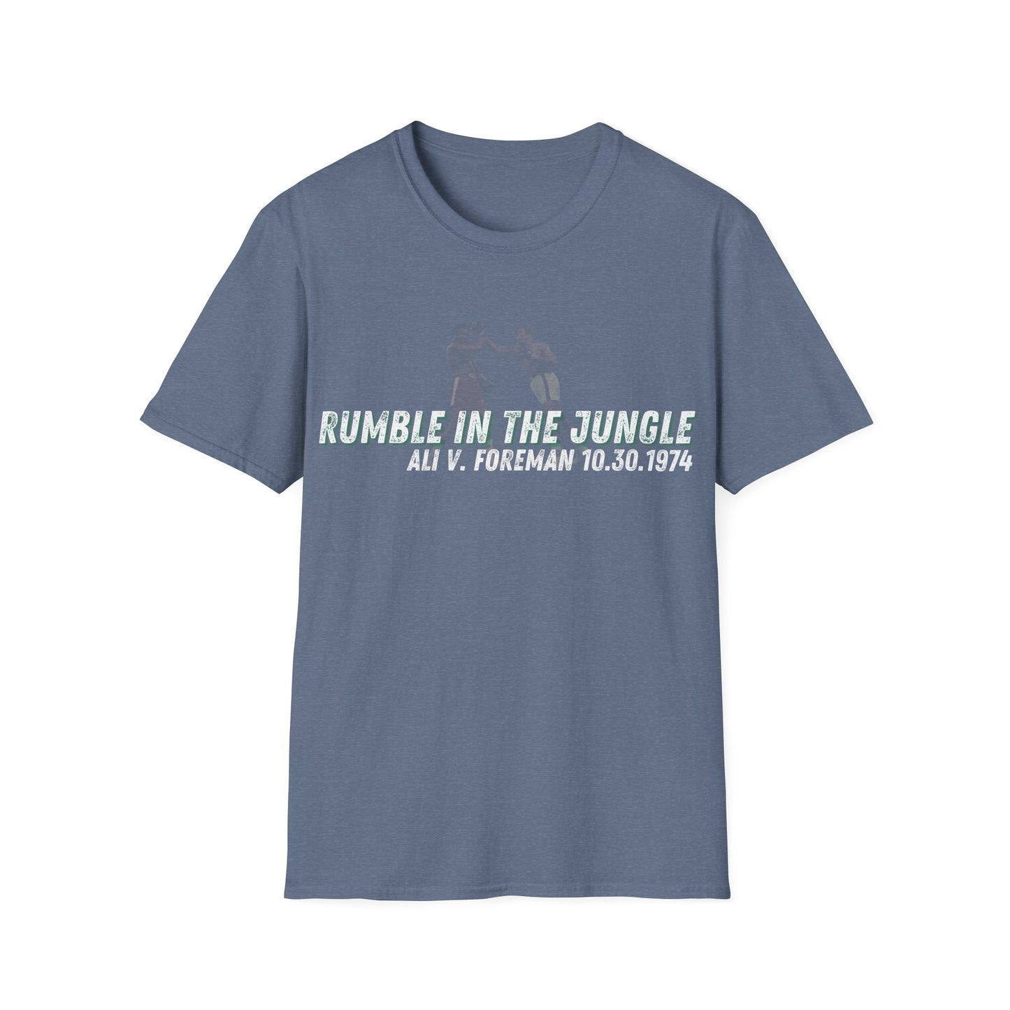 Ali vs Foreman "Rumble in the Jungle" Homage Boxing T-Shirt