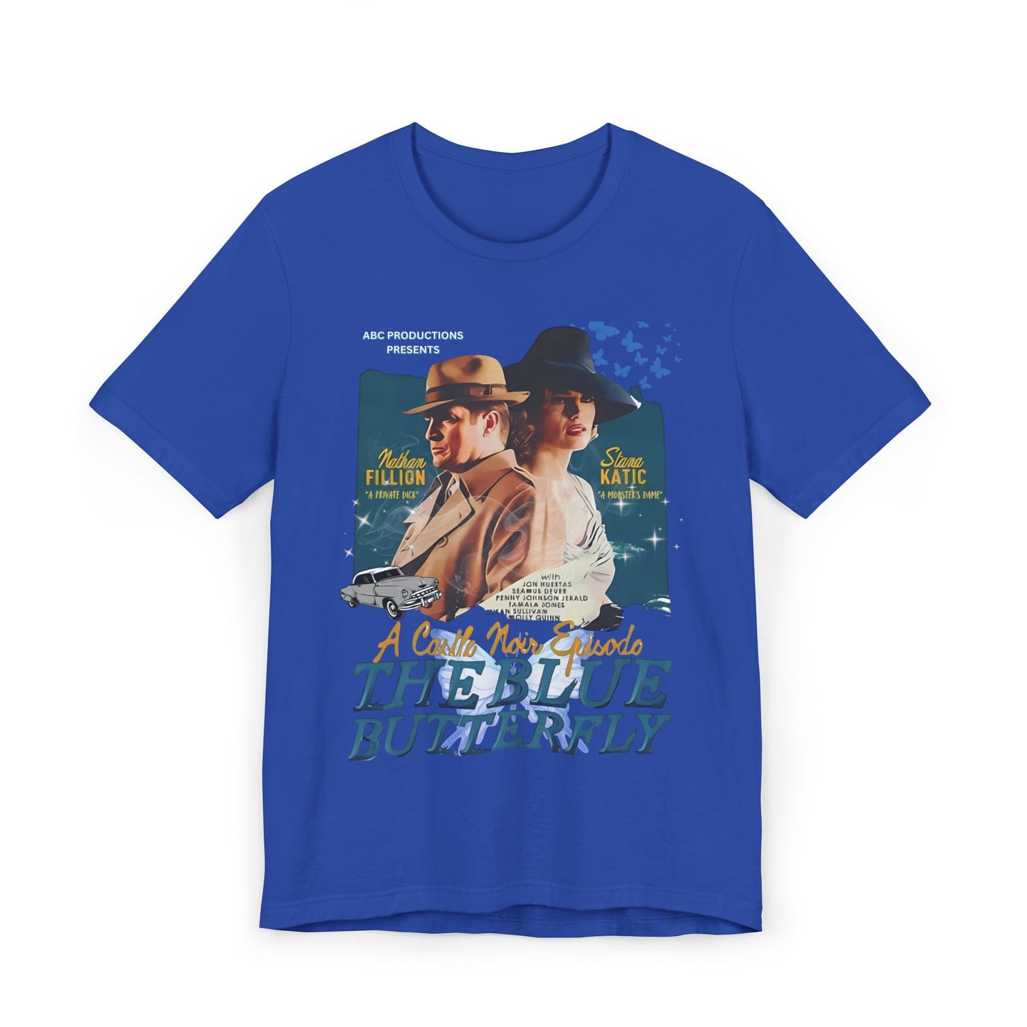 Castle TV Show Noir: The Blue Butterfly Episode T-Shirt β Retro Detective Fan Tee