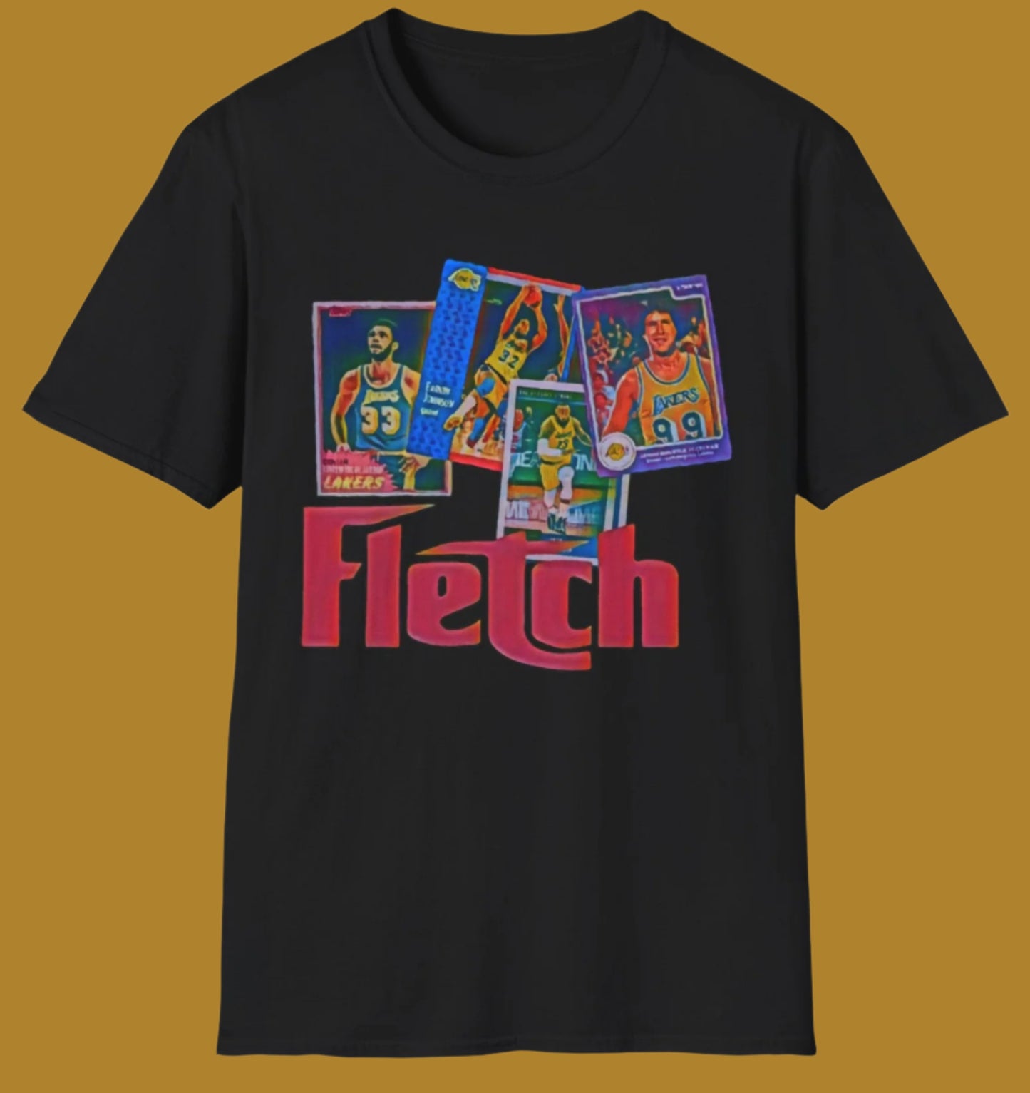 Fletch Lakers Basketball T-Shirt - Vintage Movie Homage Tee | 14 Colors | Chevy Chase Inspired