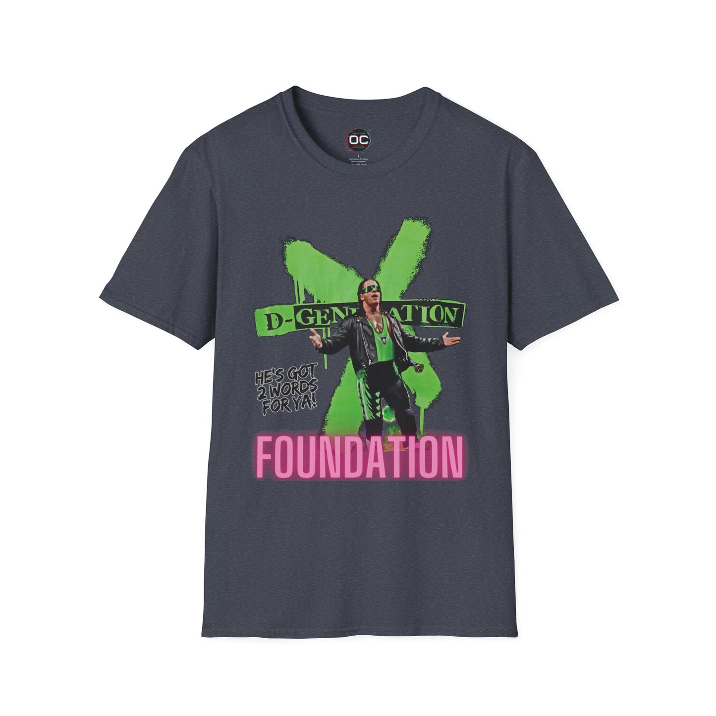 WWE Bret Hart D-generation X Unisex Softstyle T-Shirt, Wrestling Tee, Wrestling Fan Gift, Wrestling Shirt, Wrestling Apparel