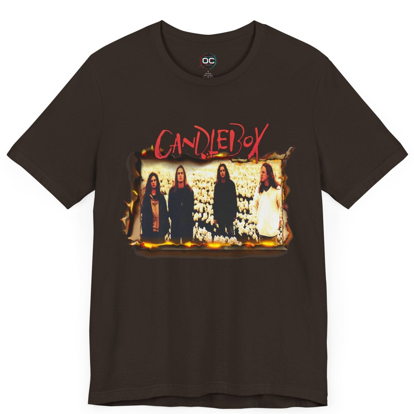 Candlebox Burned Album Cover T-Shirt β Grunge Rock Tribute Tee | Distressed 90s Music Aesthetic