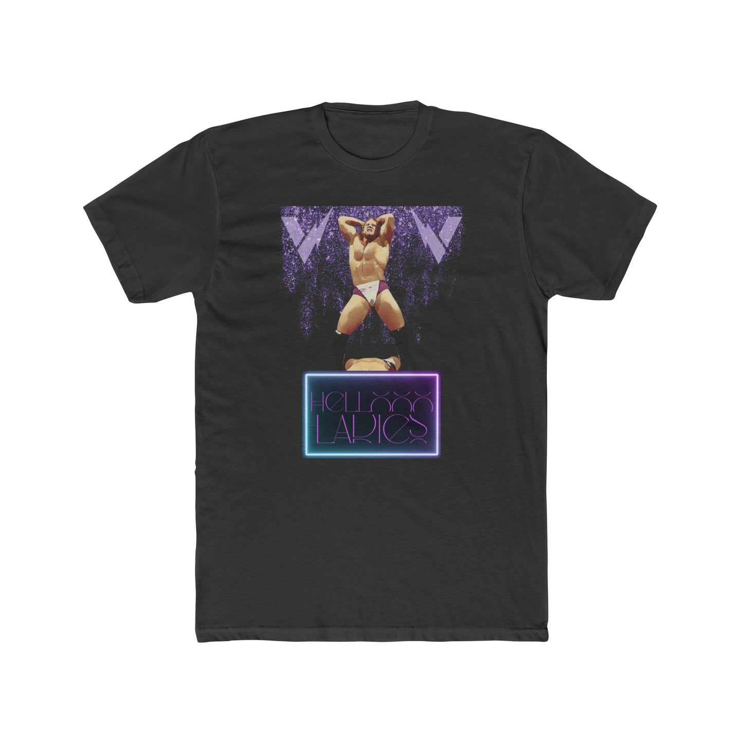 Val Venis "Hello Ladies" T-Shirt – WWF Attitude Era Tribute Tee | Gold Spark Shower + Signature Pose