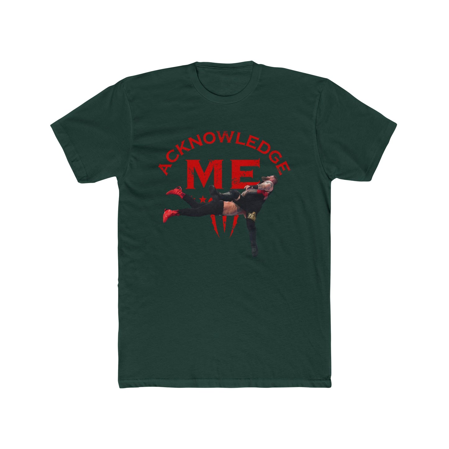 Acknowledge Me Spear T-Shirt β Roman Reigns vs Kevin Owens | WWE Tribal Chief Fan Tee