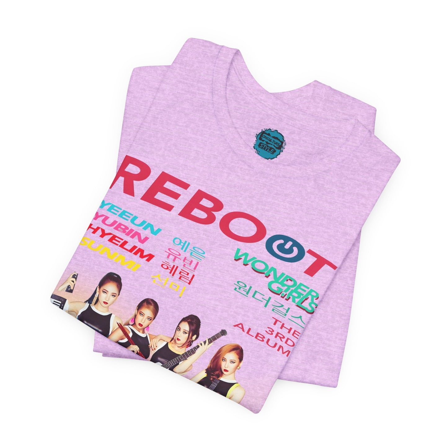 Girls of Wonder “Reboot” Comeback Tee | Legendary Retro KPop Girl Group Tribute T-Shirt