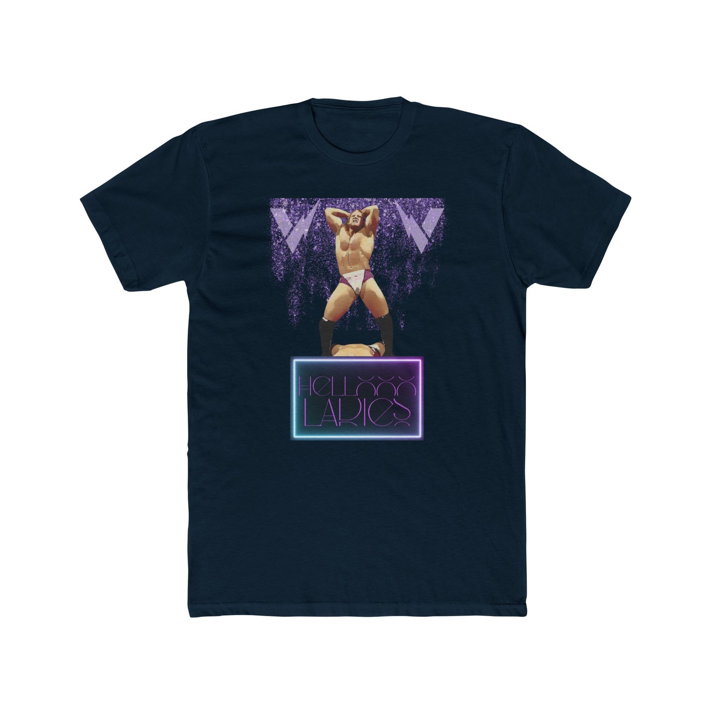 Val Venis "Hello Ladies" T-Shirt – WWF Attitude Era Tribute Tee | Gold Spark Shower + Signature Pose
