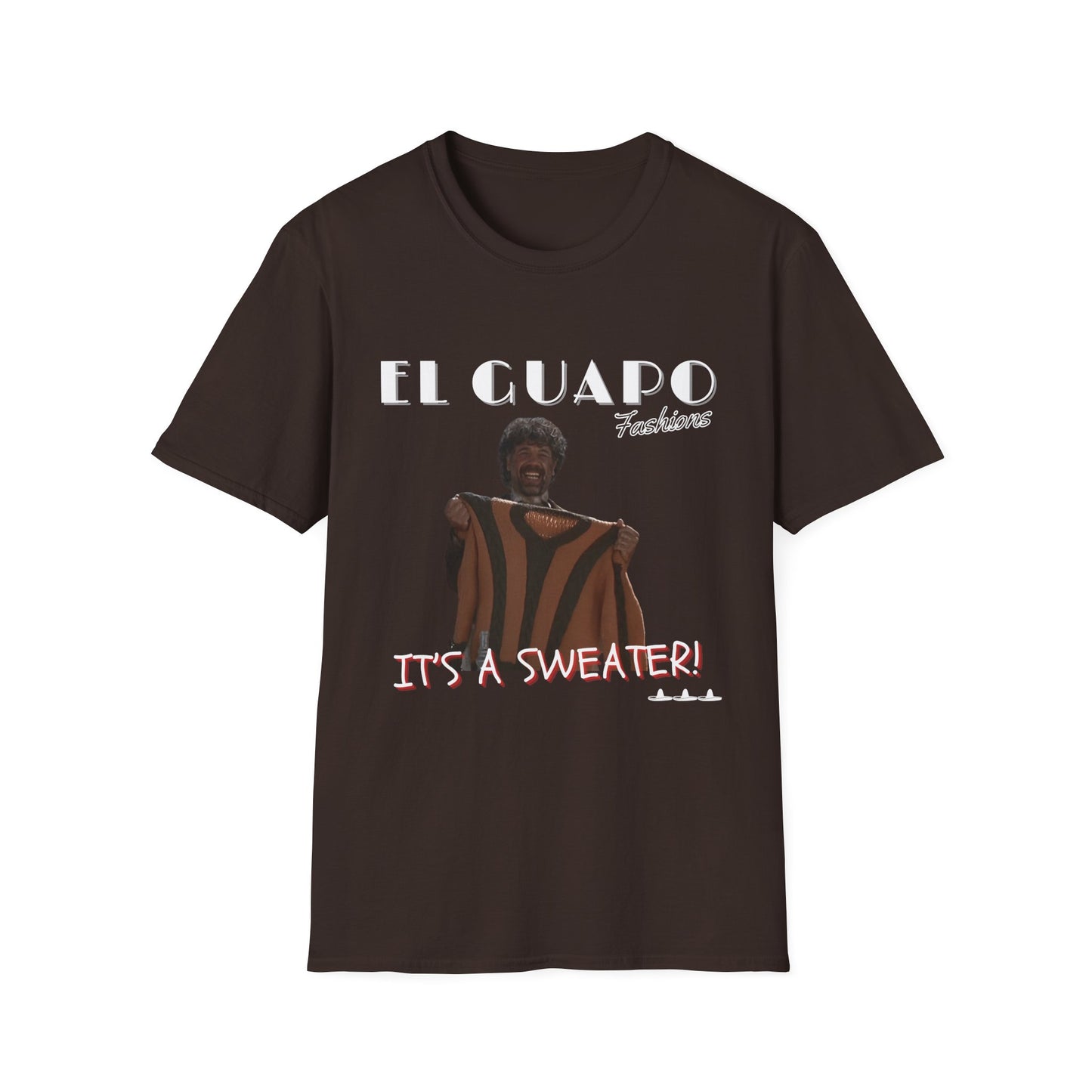 The Three Amigos "El Guapo Fashions" Tee – “It’s a Sweater!” Movie Edition