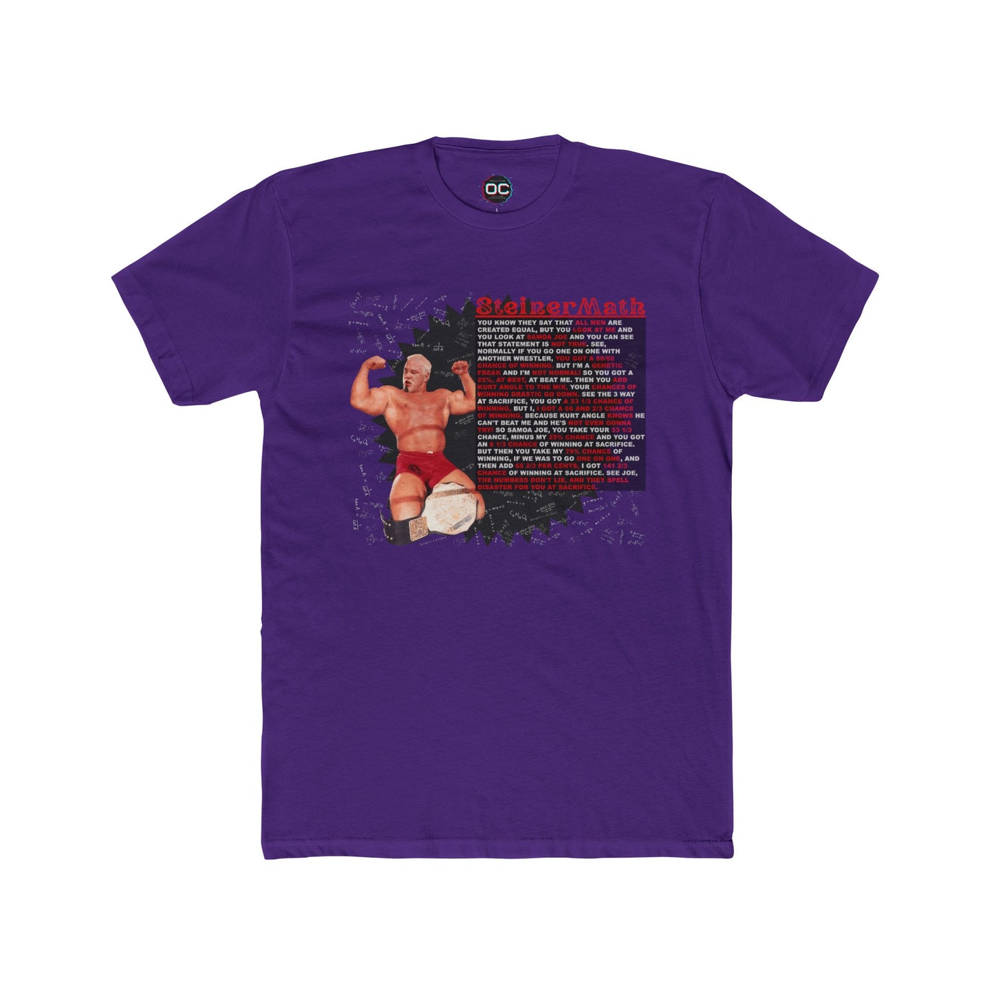 "Steiner Math" Scott Steiner T-Shirt – Because 141 2/3% of Normal Shirts Suck!
