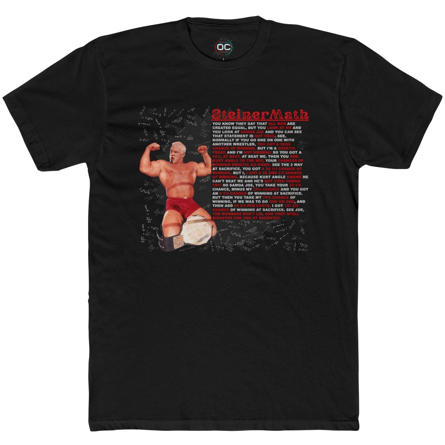 "Steiner Math" Scott Steiner T-Shirt – Because 141 2/3% of Normal Shirts Suck!