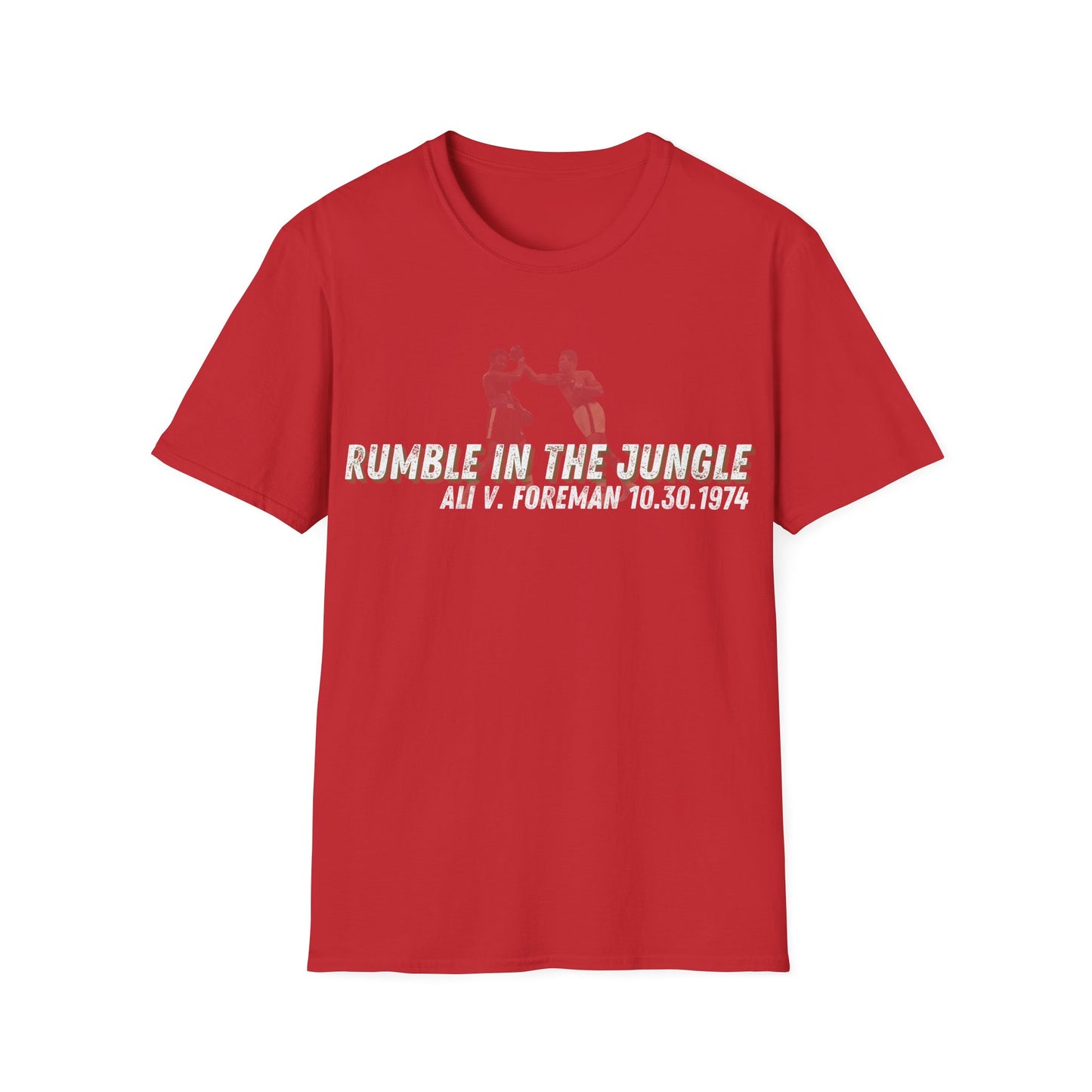 Ali vs Foreman "Rumble in the Jungle" Homage Boxing T-Shirt