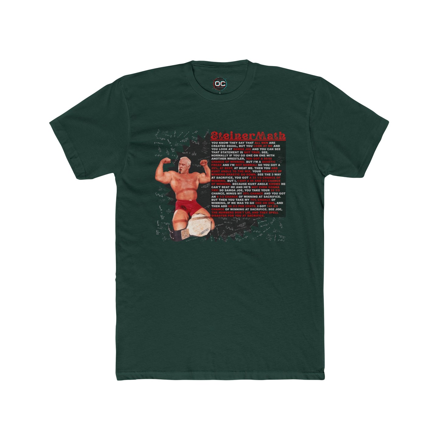 "Steiner Math" Scott Steiner T-Shirt – Because 141 2/3% of Normal Shirts Suck!