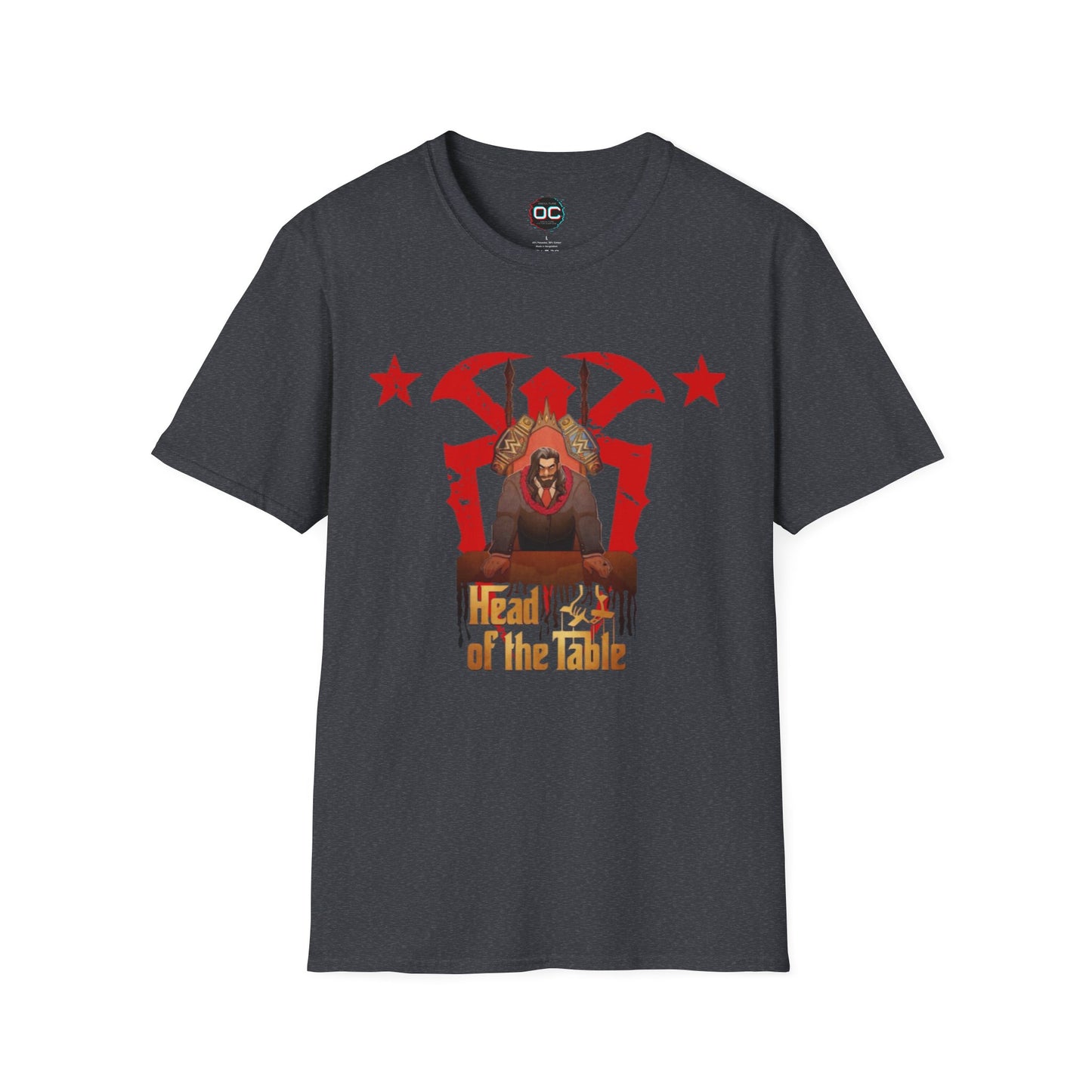Head of the Table T-Shirt β Animated Roman Reigns in Suit | Bloodline Tribute Tee