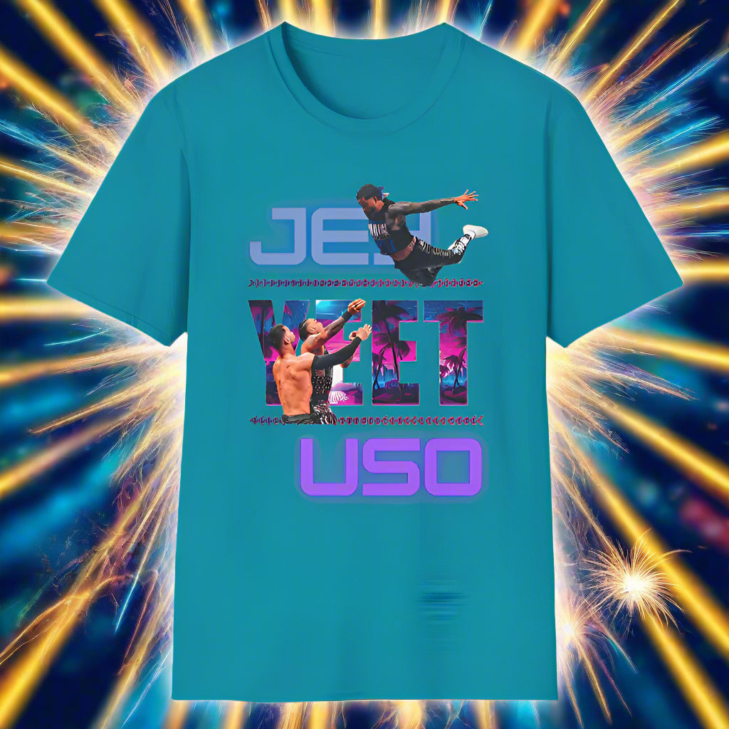 Jey Uso "YEET" Splash T-Shirt - High-Flying WWE Action Tee