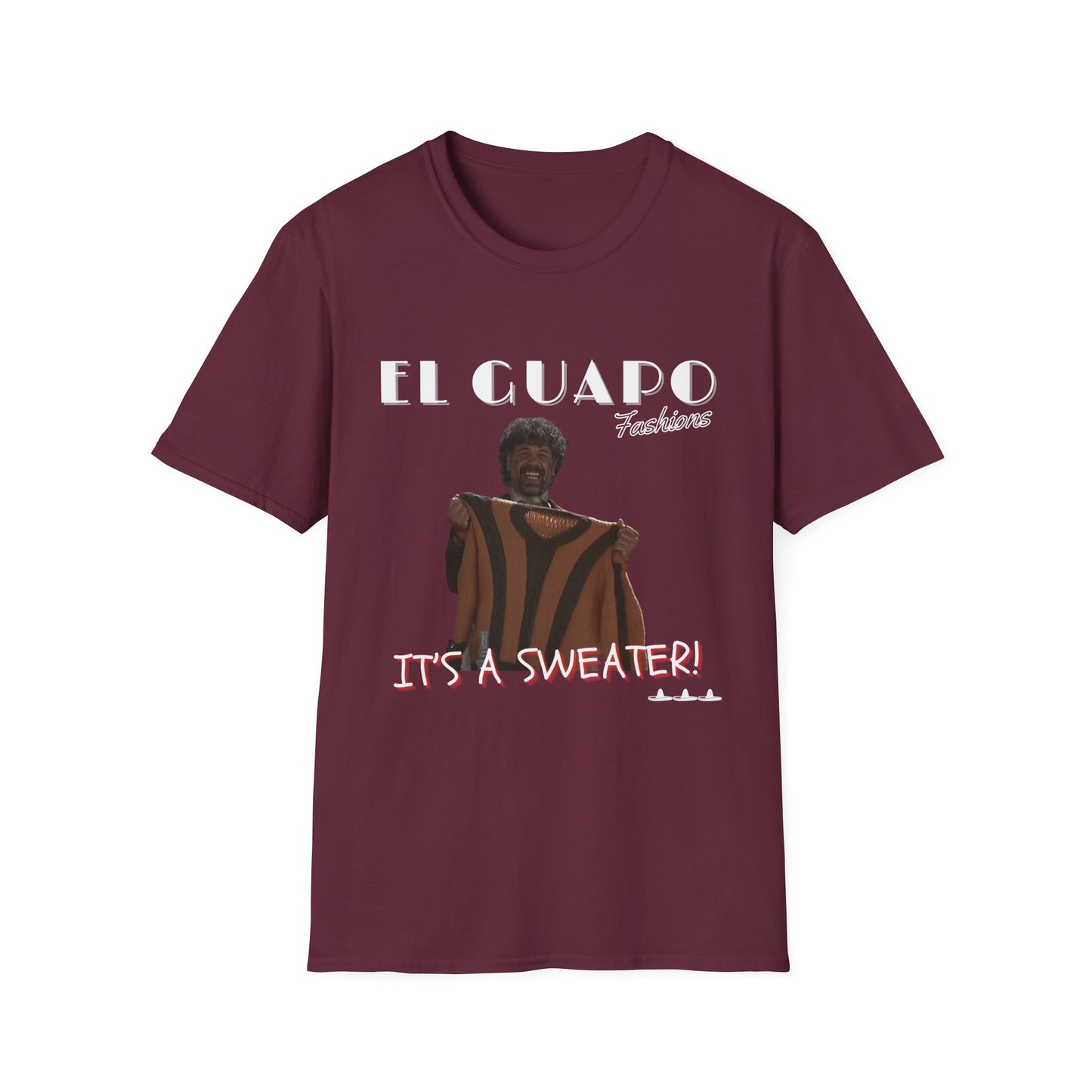 The Three Amigos "El Guapo Fashions" Tee – “It’s a Sweater!” Movie Edition