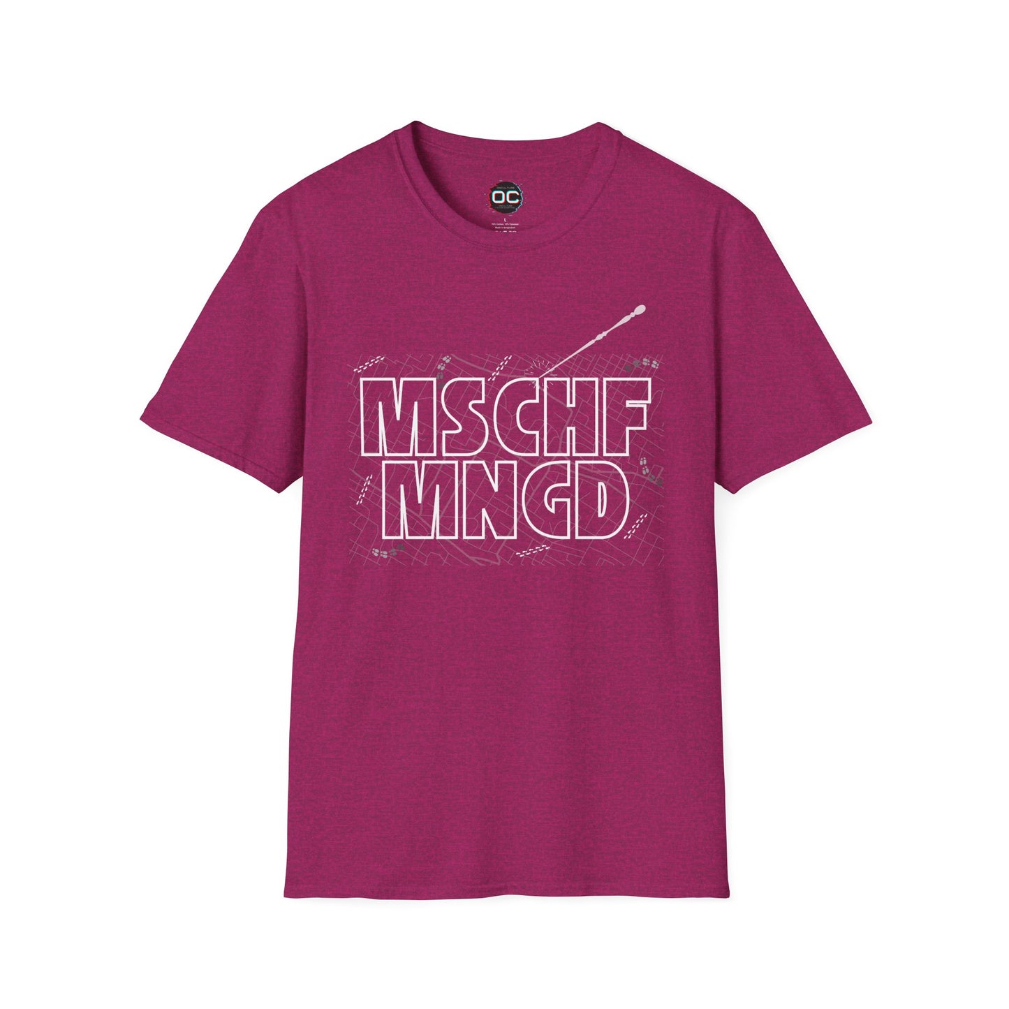 "MSCHF MNGD" Magic Map Tee – A Potter Inspired 'Mischief Managed' Tribute T-Shirt