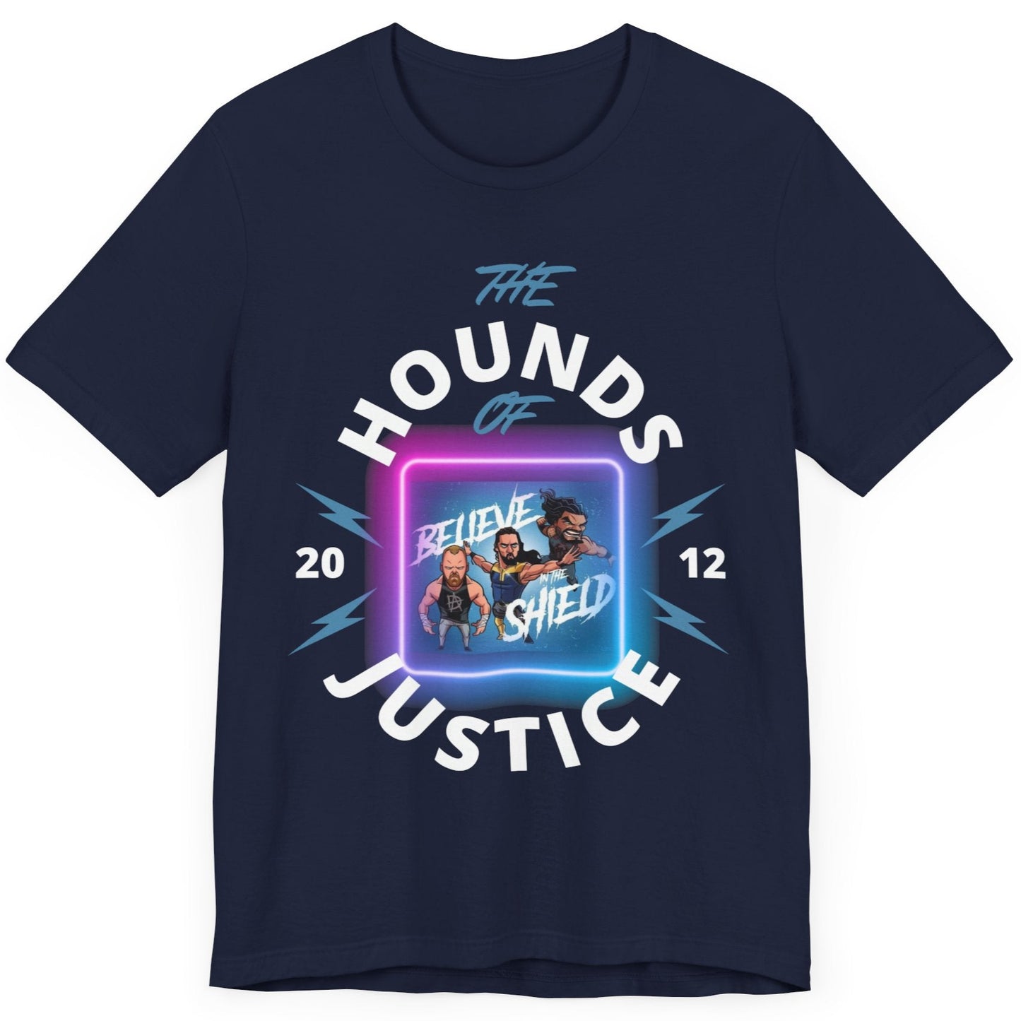 The Hounds of Justice 2012 Tee | Animated Roman, Seth, & Dean Design for The SHIELD Stans