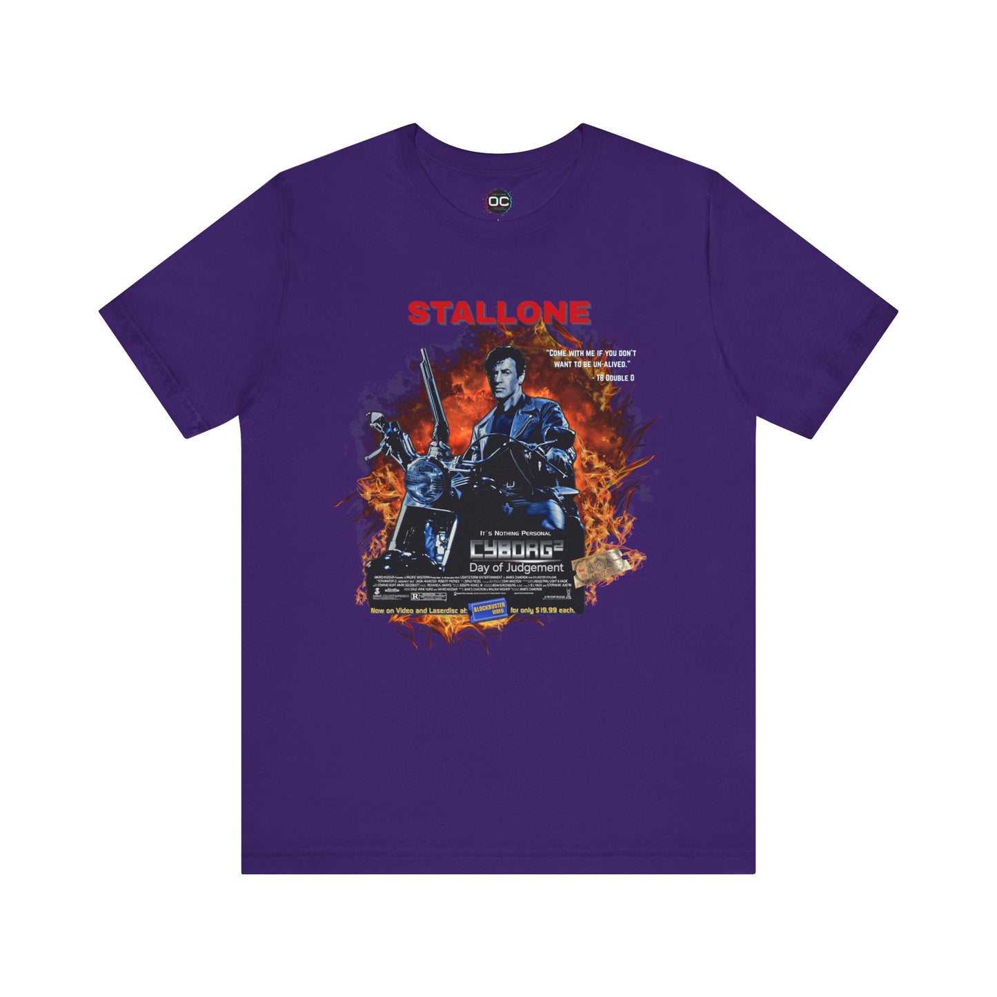 Stallone as The Terminator Tee – “Cyborg 2: Day of Judgement” Spoof Shirt