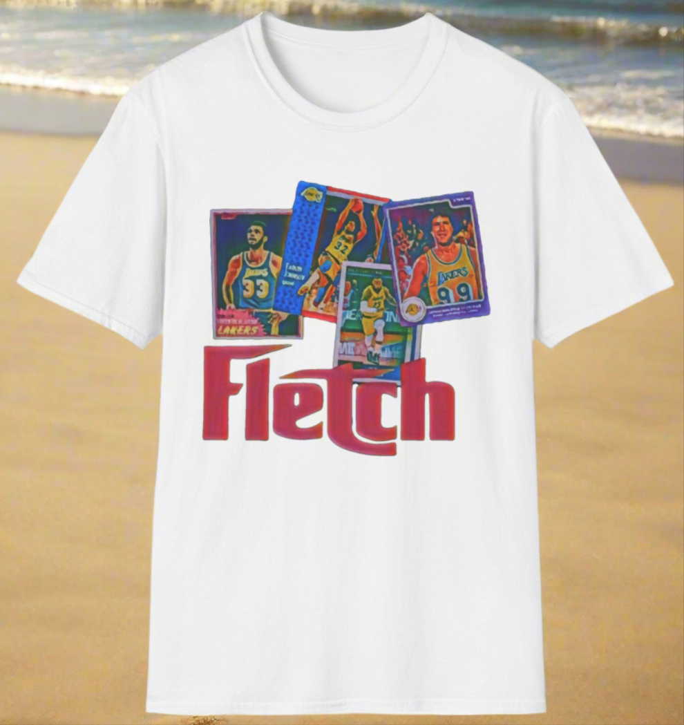 Fletch Lakers Basketball T-Shirt - Vintage Movie Homage Tee | 14 Colors | Chevy Chase Inspired