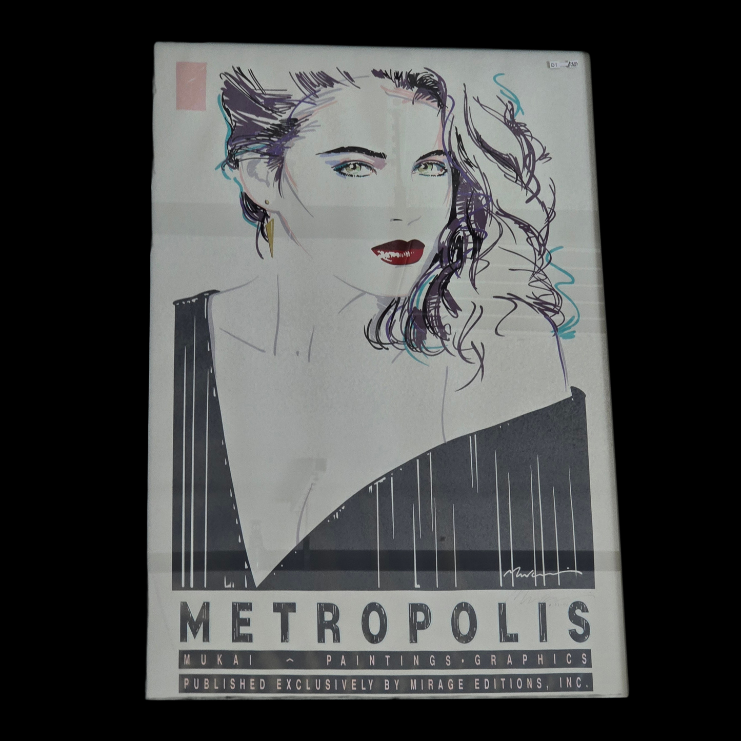 Vintage 80s Metropolis Poster T-Shirt – Retro Black Ink Woman Design | Off-Center Retro Tee