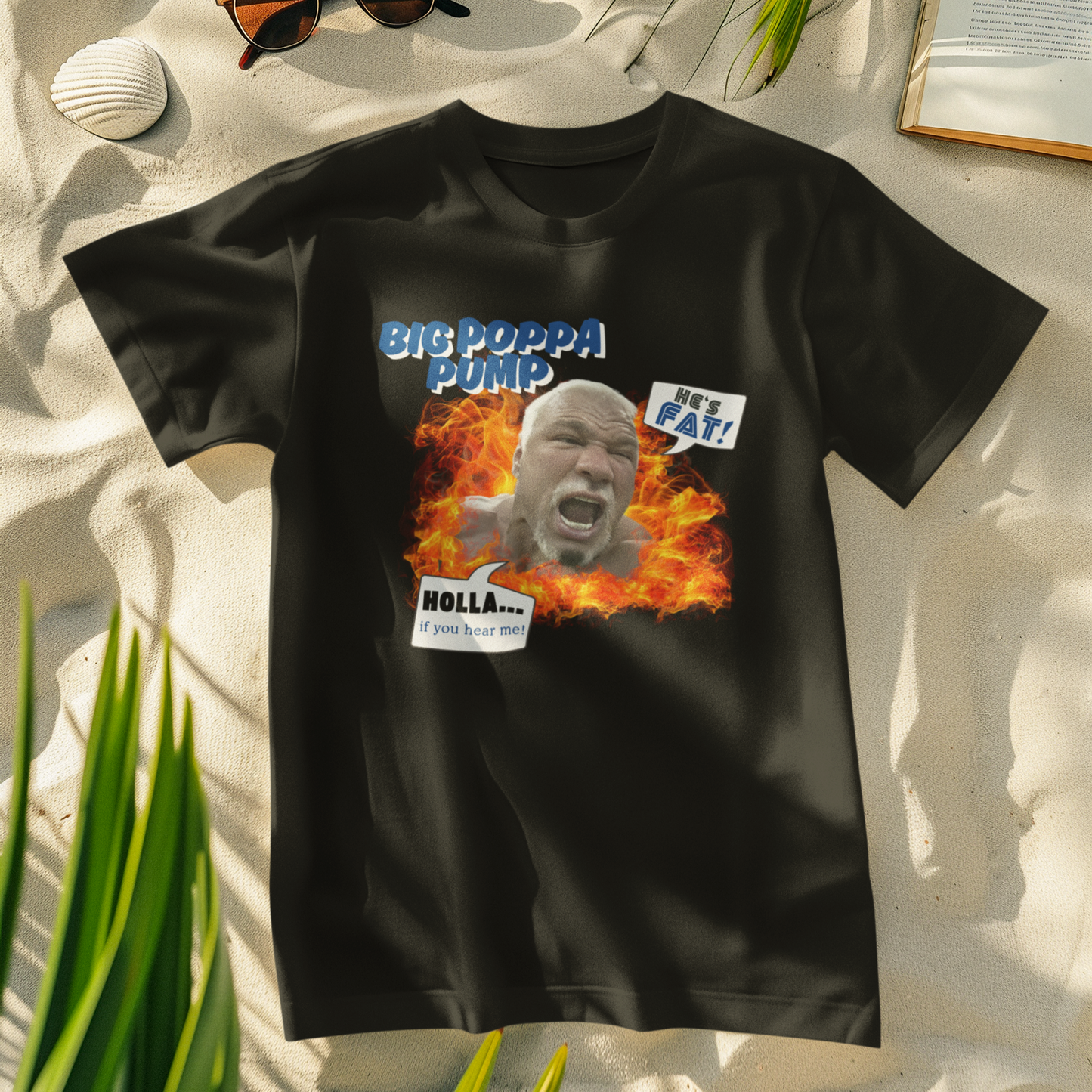 "HE'S FAT! HOLLA IF YOU HEAR ME!" Scott Steiner T-Shirt β The Greatest Math Lesson in Wrestling History!