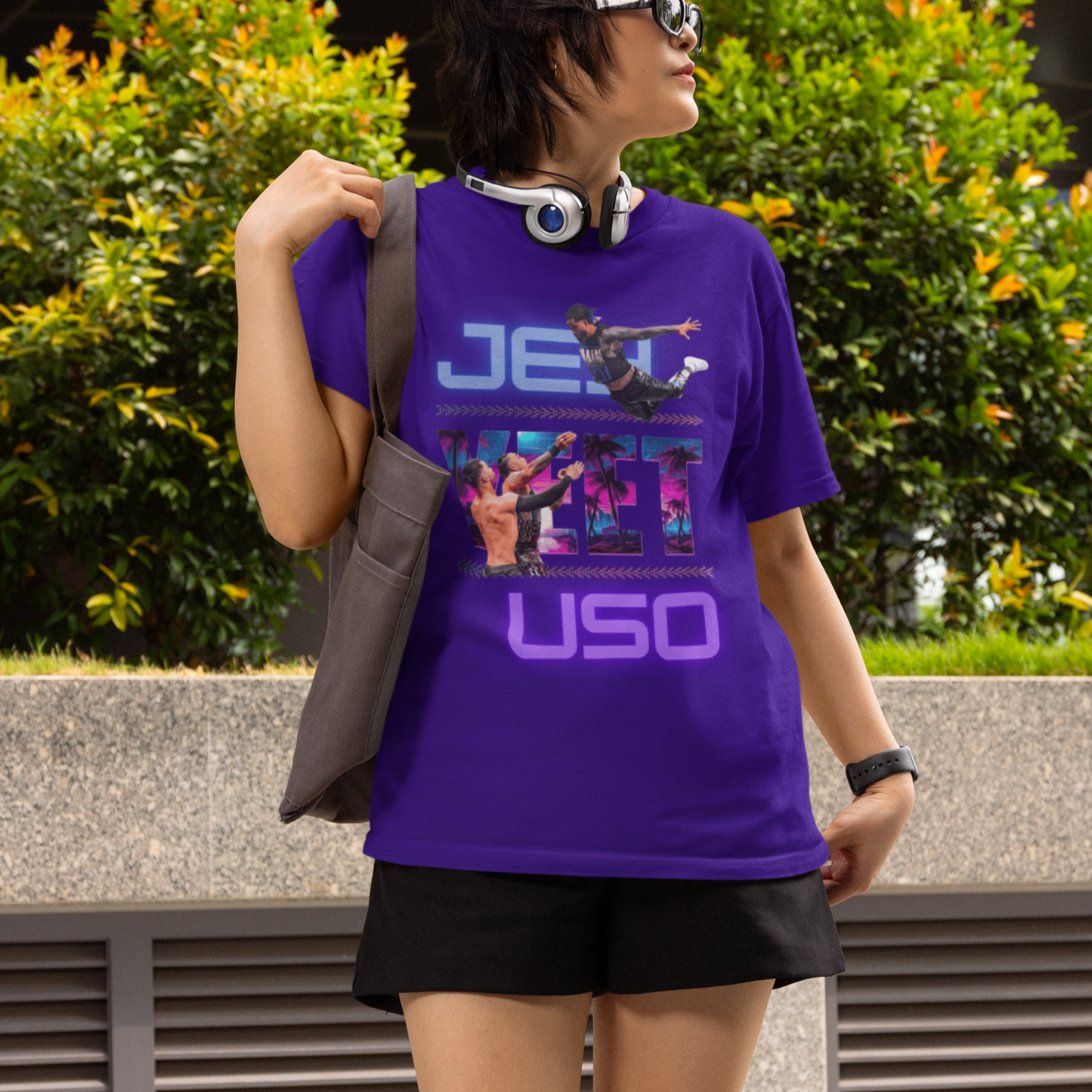 Jey Uso "YEET" Splash T-Shirt - High-Flying WWE Action Tee