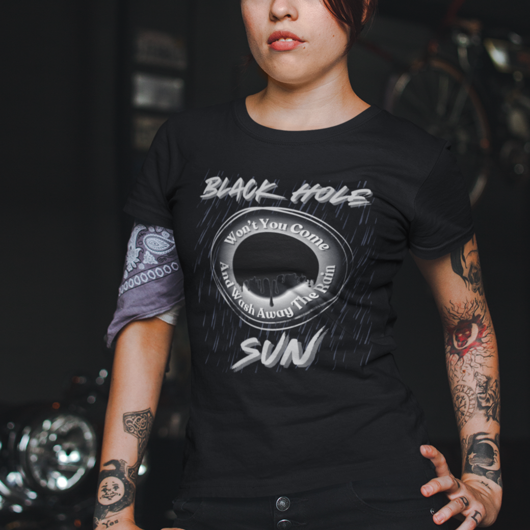 'Black Hole Sun' T-Shirt - 90s Grunge Lyric Tee | Chris Cornell Soundgarden Tribute