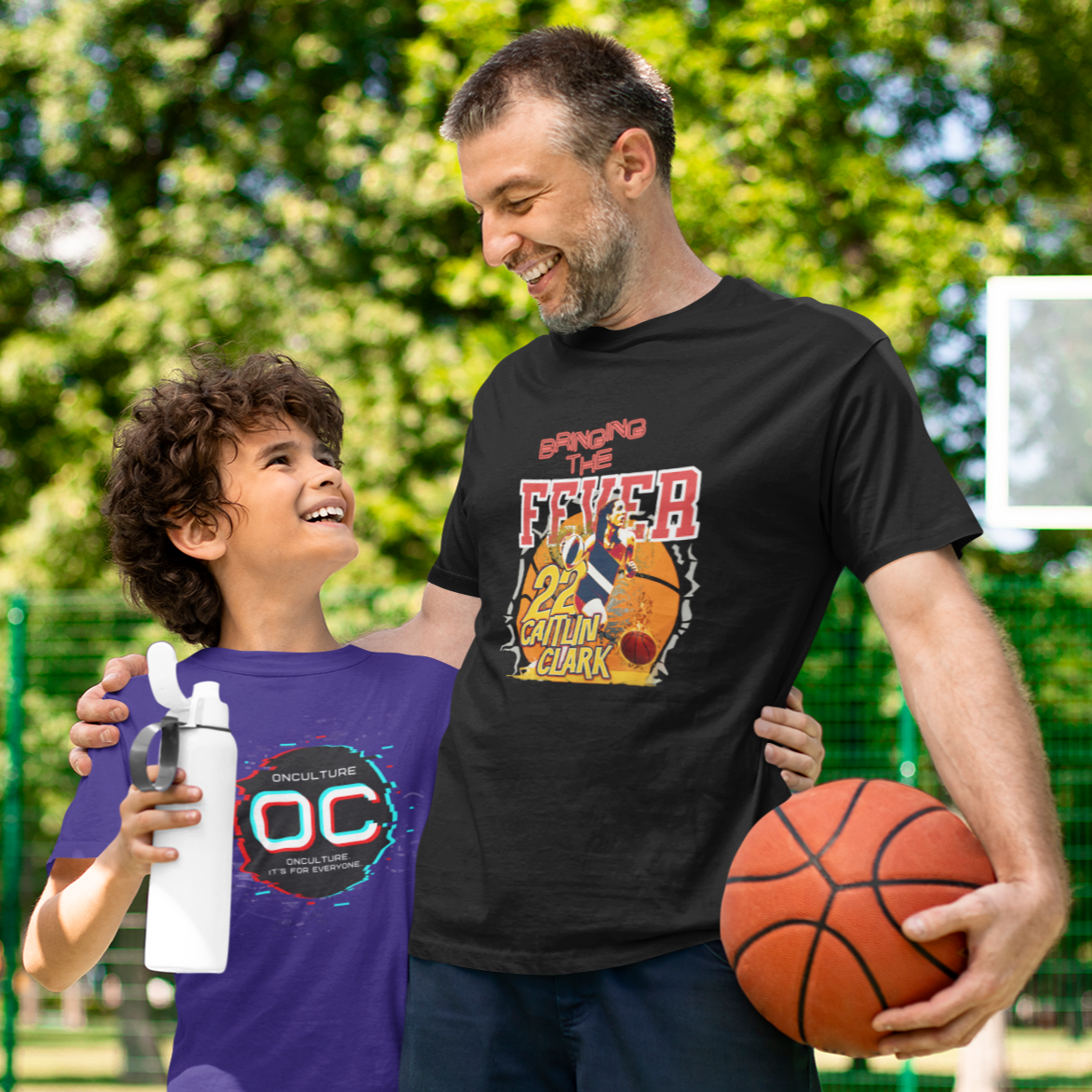Caitlin Clark "Bringing the Fever" Tee – Scorch the Court Edition