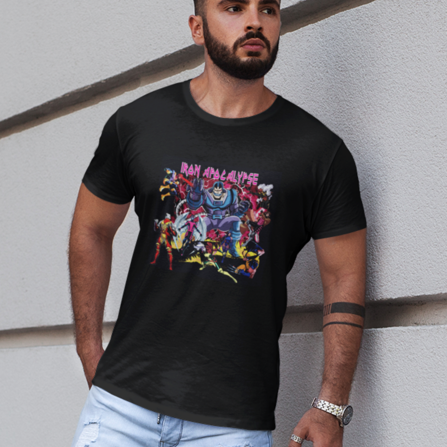 "X-Men: Number of the Apocalypse" T-Shirt – When Metal Meets Mutant Mayhem!