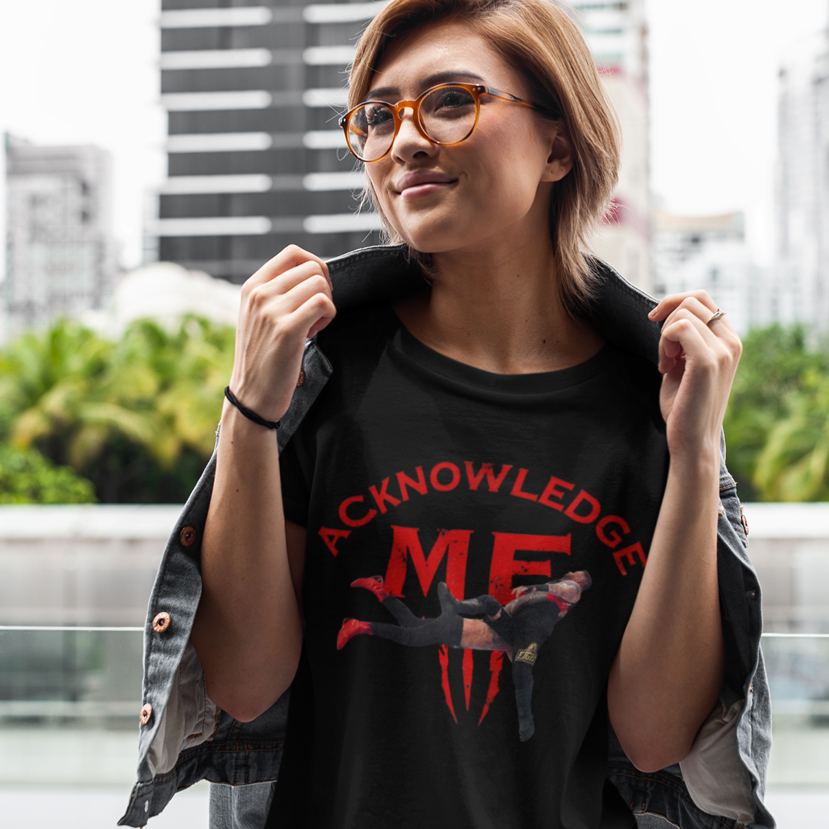 Acknowledge Me Spear T-Shirt β Roman Reigns vs Kevin Owens | WWE Tribal Chief Fan Tee