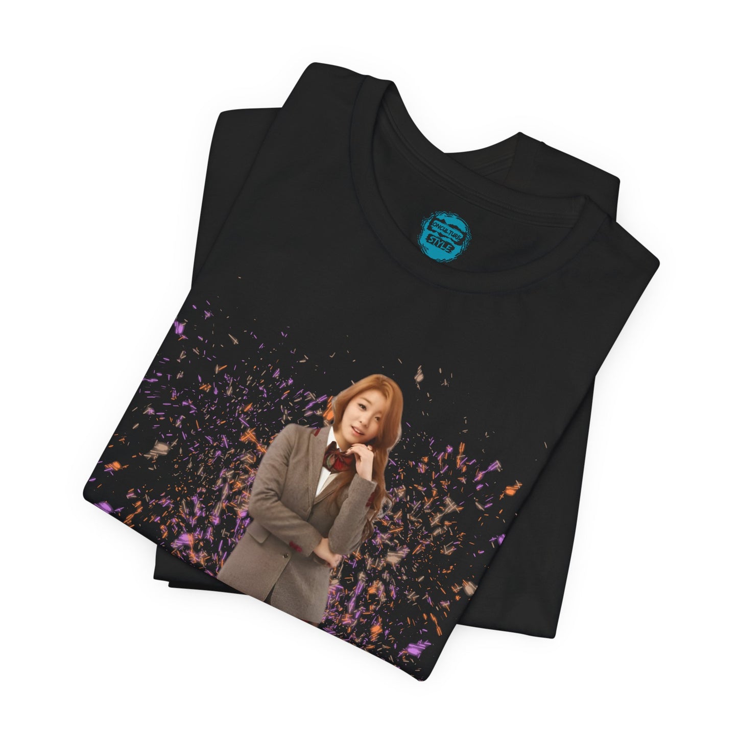 Ailee Fan KPop Tee | K-Idol Fan T-Shirt with Glitter Bomb