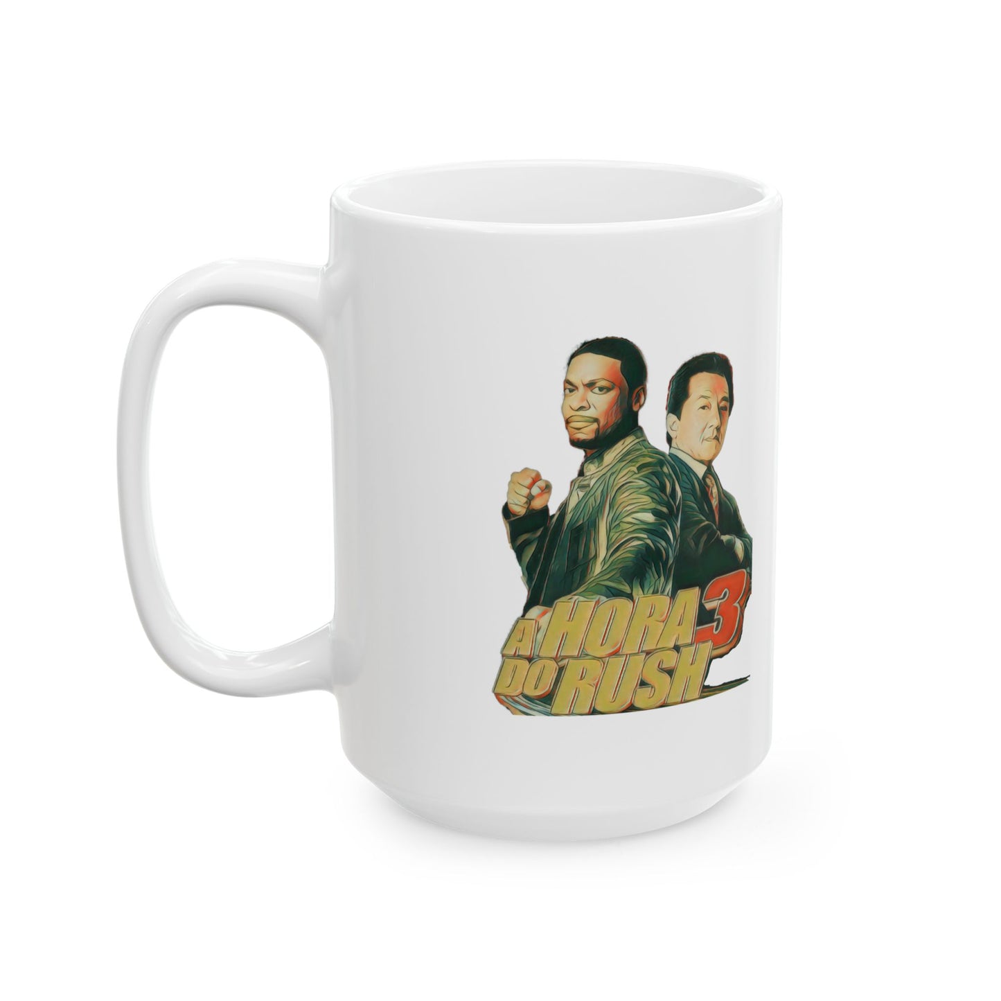 A Hora Do Rush 3 Mug - In White