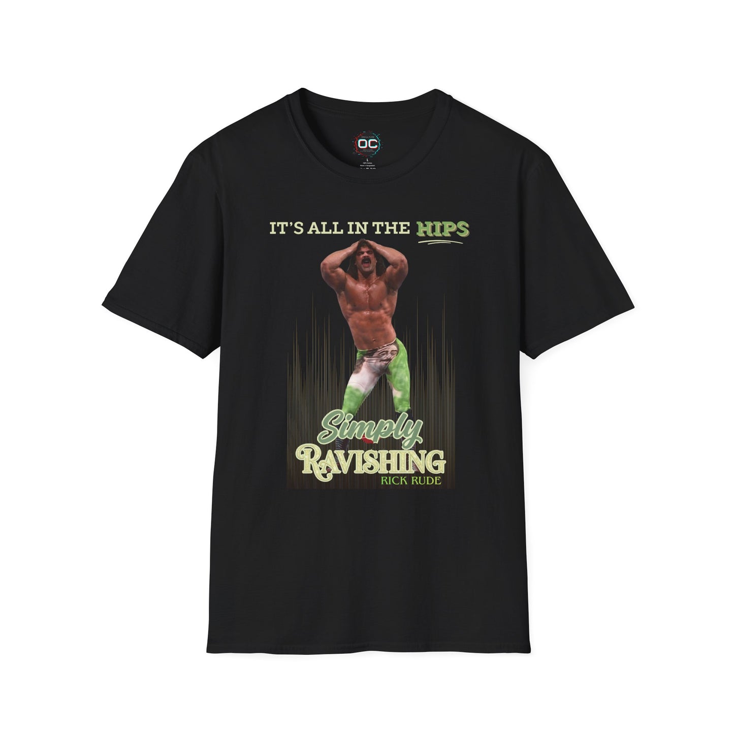 Throwback Rick Rude Tee, Simply Ravishing WWF Retro Wrestling Shirt by OnCulture