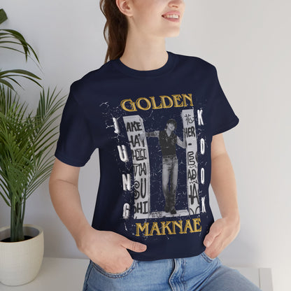 JK The Golden Youth Tee | Vintage Style KPop Fan T-Shirt