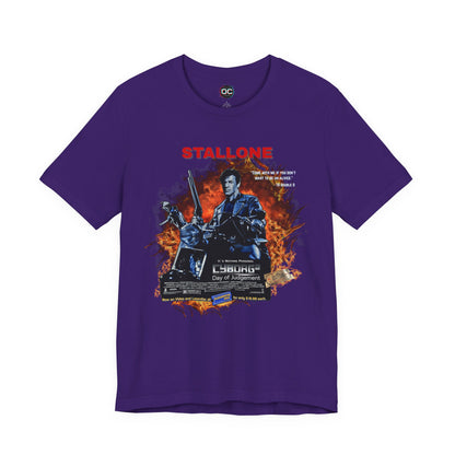 Stallone as The Terminator Tee – “Cyborg 2: Day of Judgement” Spoof Shirt