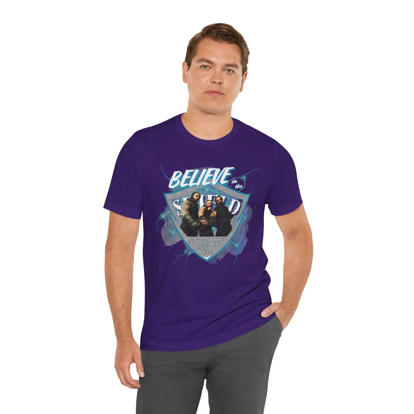 Believe in The SHIELD Tee – Reigns, Ambrose & Rollins Tribute Shirt