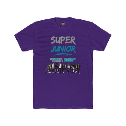 Super Junior K-Pop Tribute Tee | 'Sorry, Sorry' Paint Splatter Logo Shirt