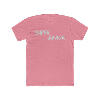 Super Junior Tribute T-Shirt – K-Pop Legends Paint Splatter Logo Tee | Silver Fan Design