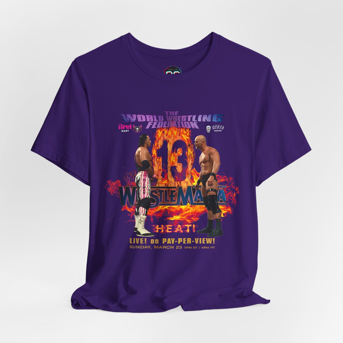 GOAT Pro Wrestling Match Tee | A Hitman vs. A Stone Cold Killer Tribute T-Shirt