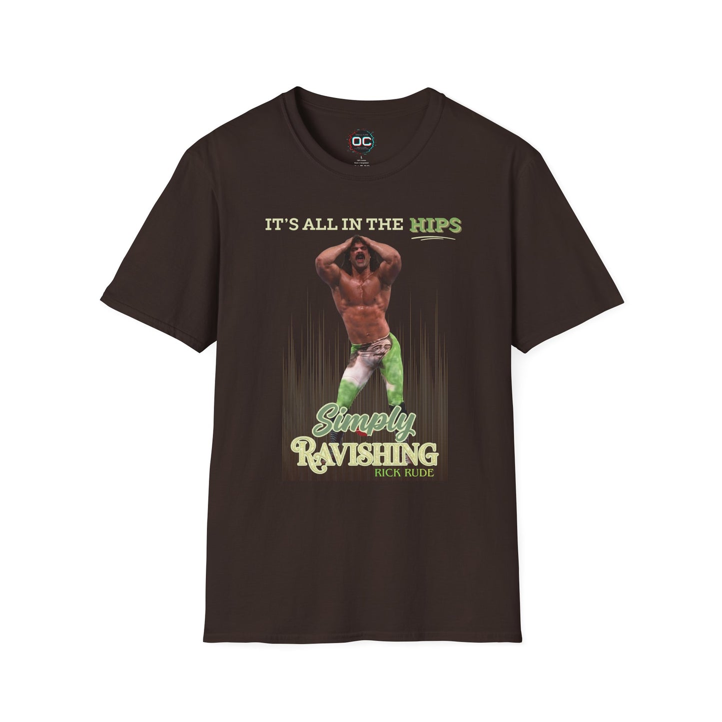 Throwback Rick Rude Tee, Simply Ravishing WWF Retro Wrestling Shirt by OnCulture