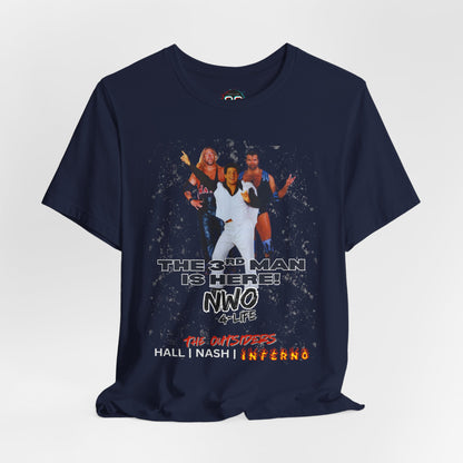 The Third Man Is Here Pro Wrestling Tee | Hall, Nash, and  Inferno Retro T-Shirt